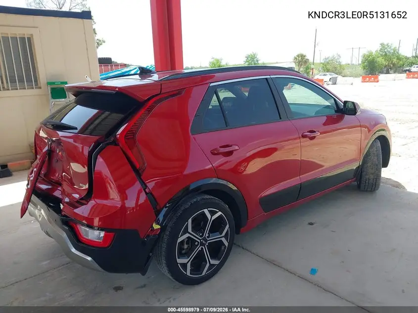2024 Kia Niro Ex Touring VIN: KNDCR3LE0R5131652 Lot: 45598979