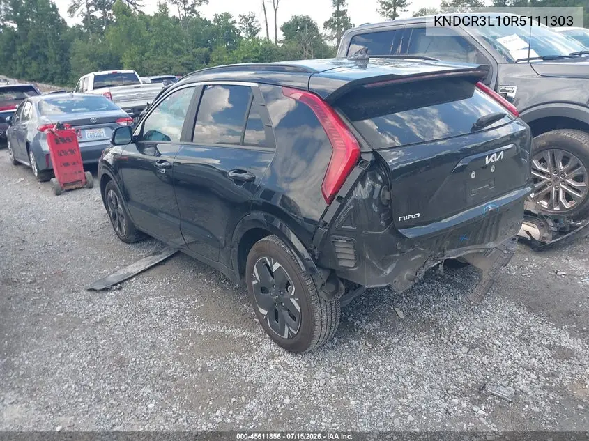 2024 Kia Niro Ev Wind VIN: KNDCR3L10R5111303 Lot: 45611856