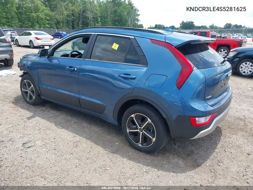 2025 Kia Niro Ex VIN: KNDCR3LE4S5281625 Lot: 45310066
