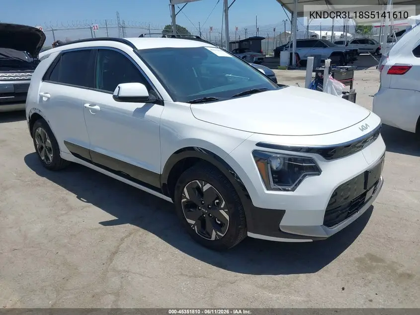 2025 Kia Niro Ev Wind VIN: KNDCR3L18S5141610 Lot: 45351810