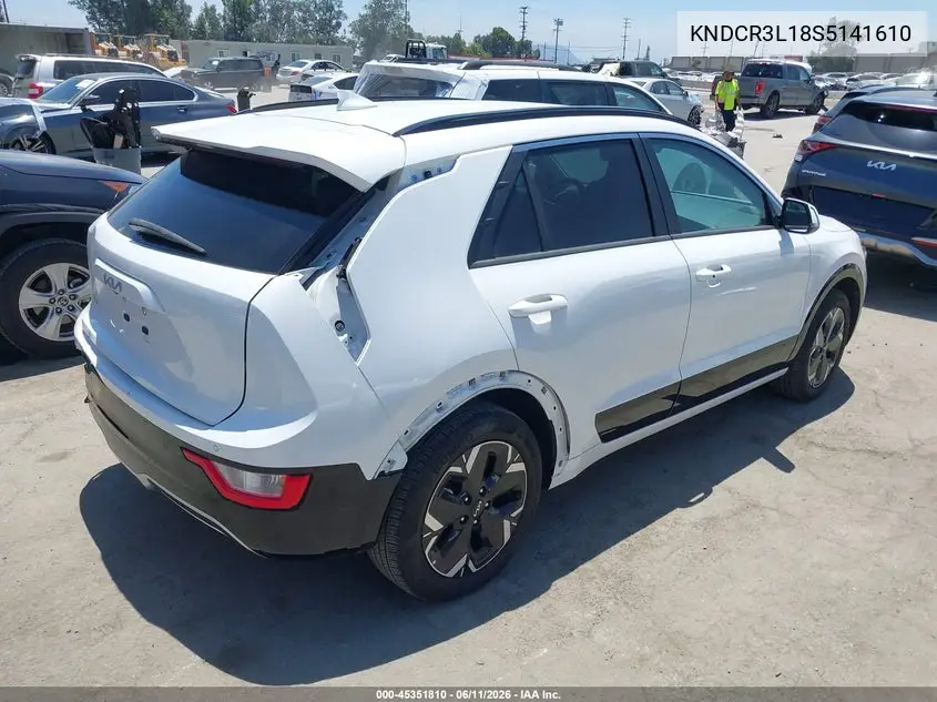 2025 Kia Niro Ev Wind VIN: KNDCR3L18S5141610 Lot: 45351810