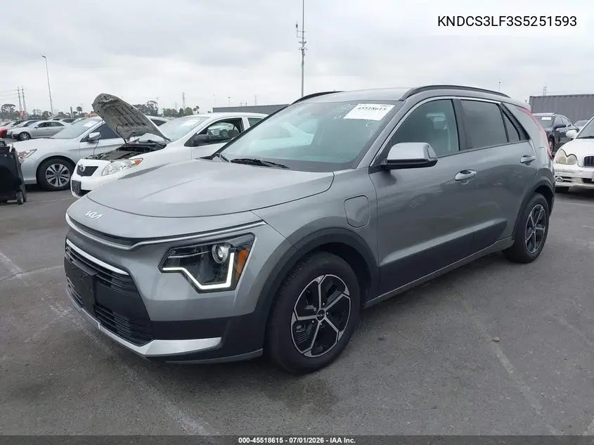 2025 Kia Niro Plug-In Hybrid Ex VIN: KNDCS3LF3S5251593 Lot: 45518615