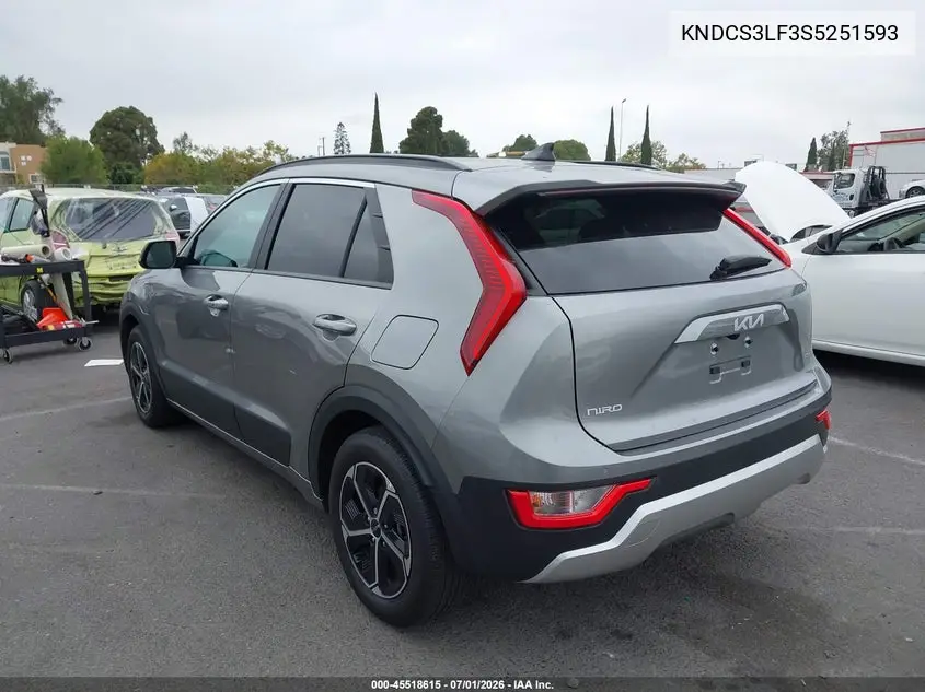 2025 Kia Niro Plug-In Hybrid Ex VIN: KNDCS3LF3S5251593 Lot: 45518615