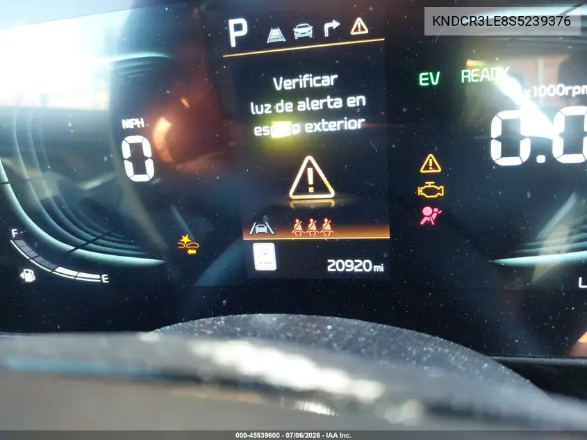 2025 Kia Niro Ex VIN: KNDCR3LE8S5239376 Lot: 45539600