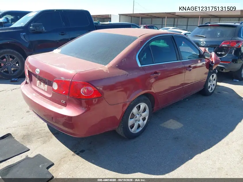 KNAGE123175131509 2007 Kia Optima Lx