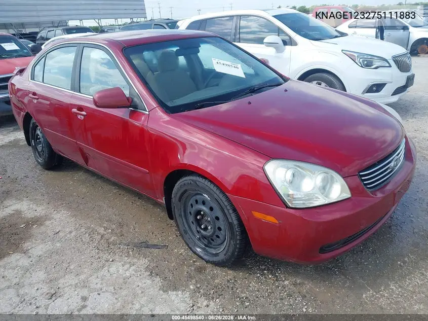 2007 Kia Optima Lx VIN: KNAGE123275111883 Lot: 45498540