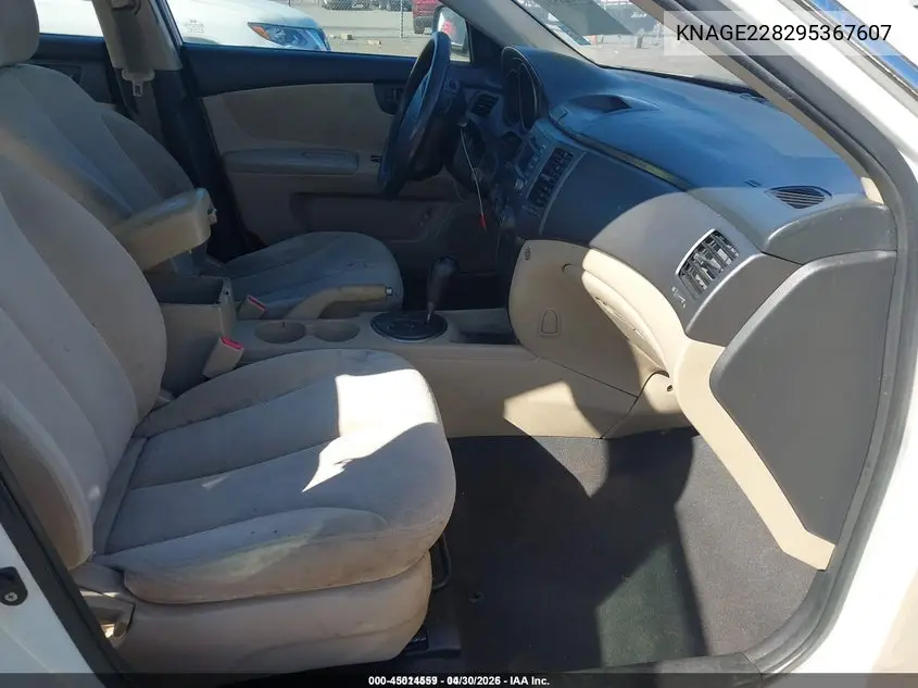 KNAGE228295367607 2009 Kia Optima Lx