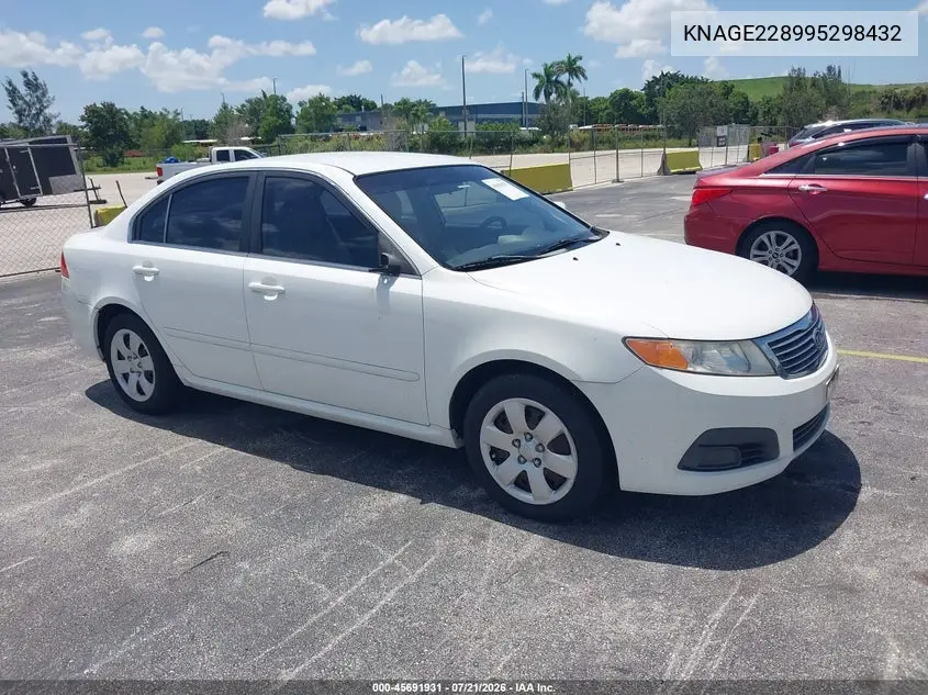 2009 Kia Optima Lx VIN: KNAGE228995298432 Lot: 45691931