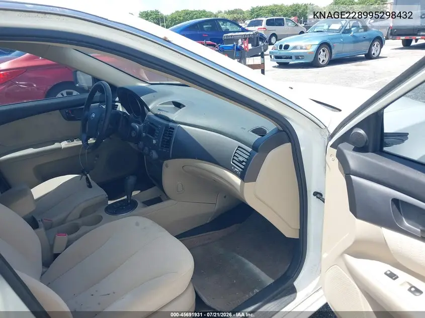 2009 Kia Optima Lx VIN: KNAGE228995298432 Lot: 45691931