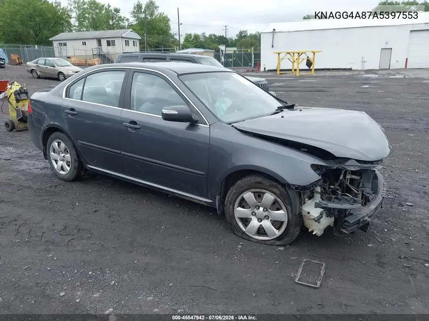 2010 Kia Optima Lx VIN: KNAGG4A87A5397553 Lot: 45547942