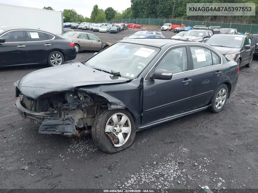 2010 Kia Optima Lx VIN: KNAGG4A87A5397553 Lot: 45547942
