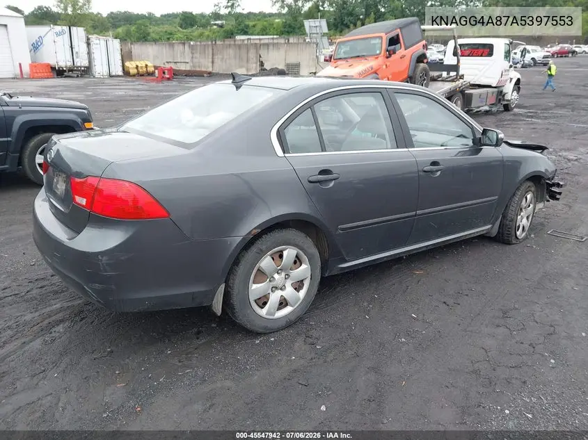 2010 Kia Optima Lx VIN: KNAGG4A87A5397553 Lot: 45547942