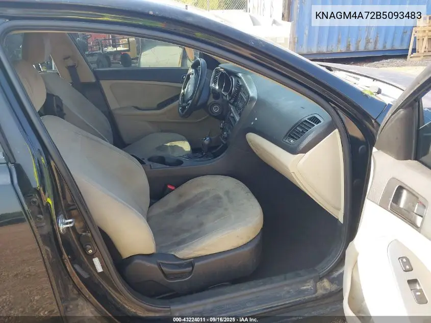 KNAGM4A72B5093483 2011 Kia Optima Lx