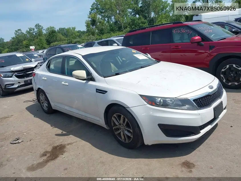 2011 Kia Optima Lx VIN: KNAGM4A7XB5060926 Lot: 45595849