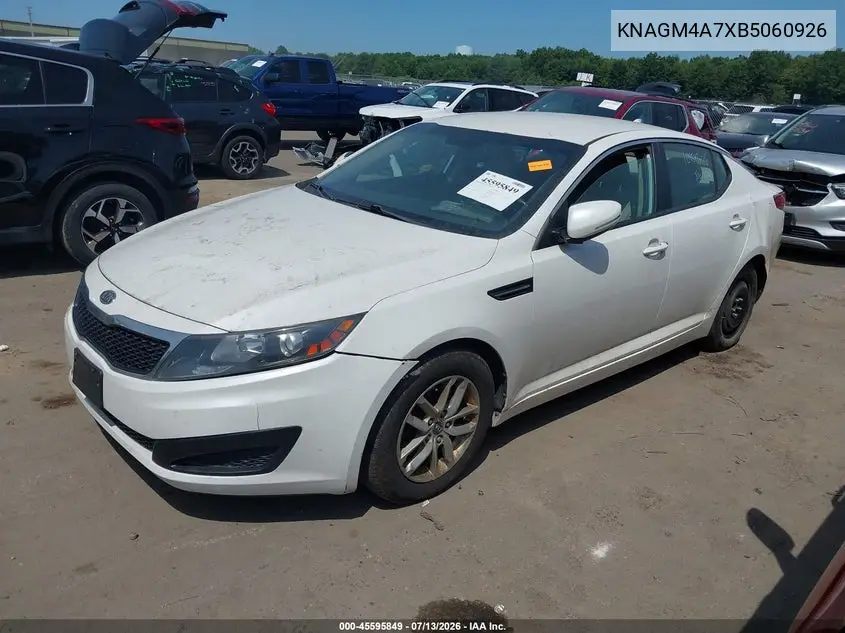 2011 Kia Optima Lx VIN: KNAGM4A7XB5060926 Lot: 45595849
