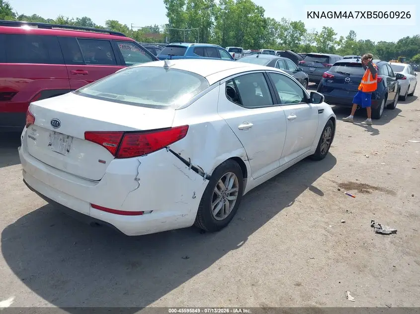 2011 Kia Optima Lx VIN: KNAGM4A7XB5060926 Lot: 45595849