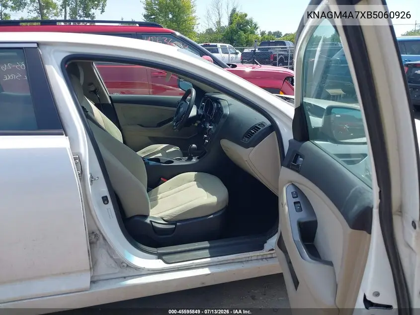 2011 Kia Optima Lx VIN: KNAGM4A7XB5060926 Lot: 45595849