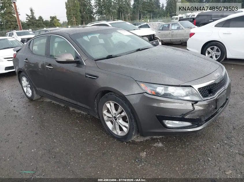 2011 Kia Optima Ex VIN: KNAGN4A74B5079503 Lot: 45633494