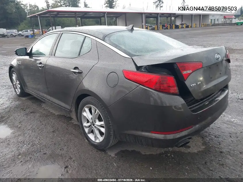 2011 Kia Optima Ex VIN: KNAGN4A74B5079503 Lot: 45633494