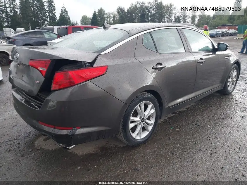 2011 Kia Optima Ex VIN: KNAGN4A74B5079503 Lot: 45633494