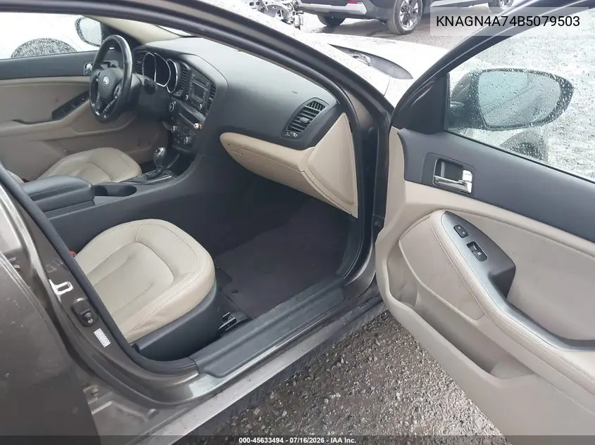 2011 Kia Optima Ex VIN: KNAGN4A74B5079503 Lot: 45633494
