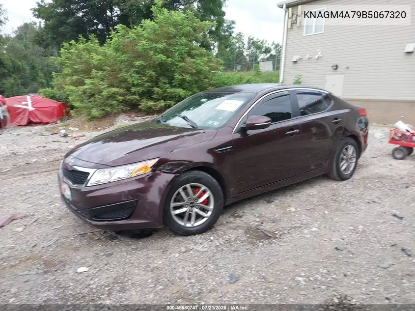 2011 Kia Optima Lx VIN: KNAGM4A79B5067320 Lot: 45680747