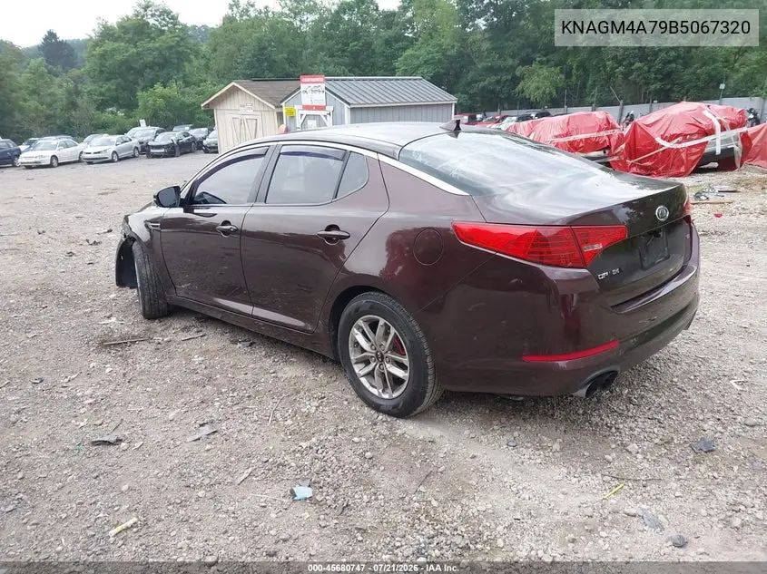 2011 Kia Optima Lx VIN: KNAGM4A79B5067320 Lot: 45680747