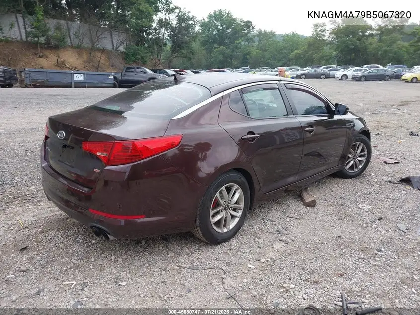 2011 Kia Optima Lx VIN: KNAGM4A79B5067320 Lot: 45680747