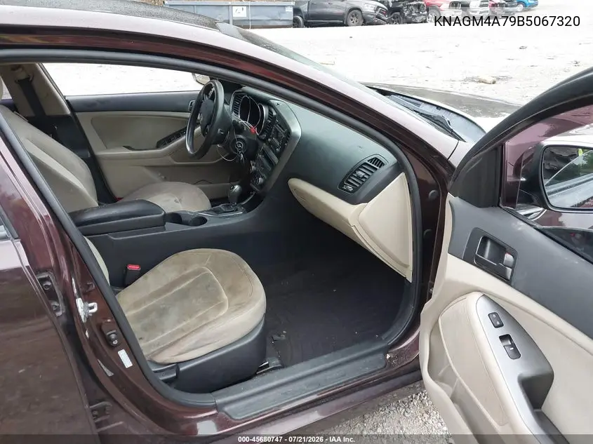 2011 Kia Optima Lx VIN: KNAGM4A79B5067320 Lot: 45680747