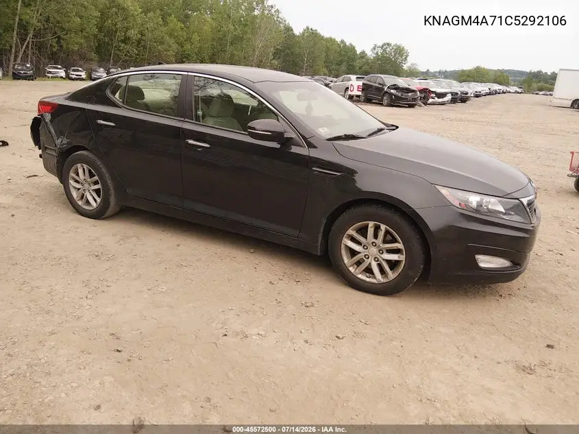 2012 Kia Optima Lx VIN: KNAGM4A71C5292106 Lot: 45572500