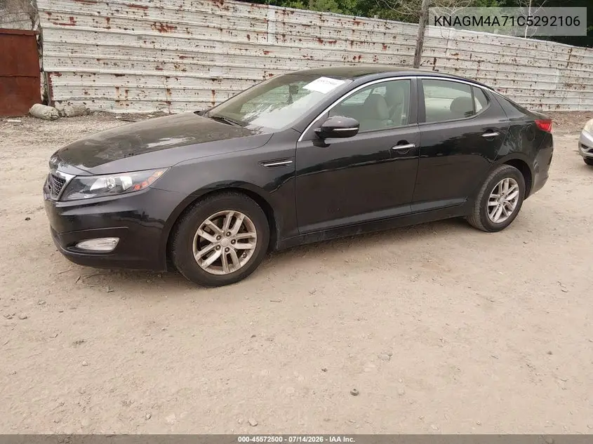 2012 Kia Optima Lx VIN: KNAGM4A71C5292106 Lot: 45572500