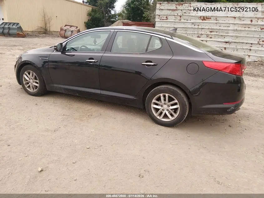 2012 Kia Optima Lx VIN: KNAGM4A71C5292106 Lot: 45572500