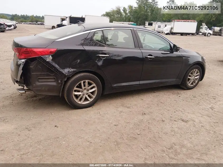 2012 Kia Optima Lx VIN: KNAGM4A71C5292106 Lot: 45572500