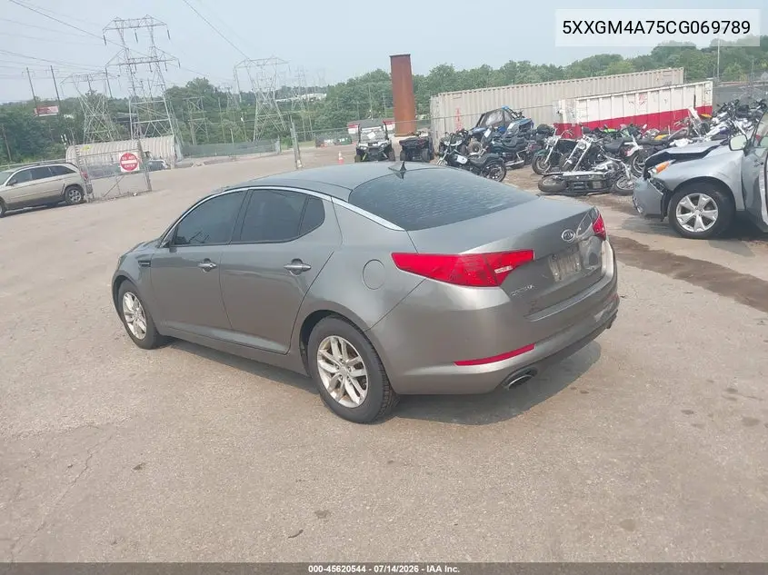 2012 Kia Optima Lx VIN: 5XXGM4A75CG069789 Lot: 45620544