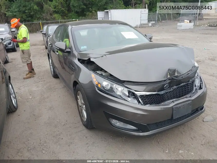 2012 Kia Optima Lx VIN: 5XXGM4A75CG085443 Lot: 45679367