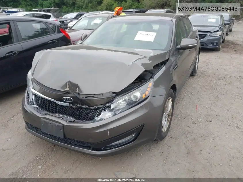 2012 Kia Optima Lx VIN: 5XXGM4A75CG085443 Lot: 45679367