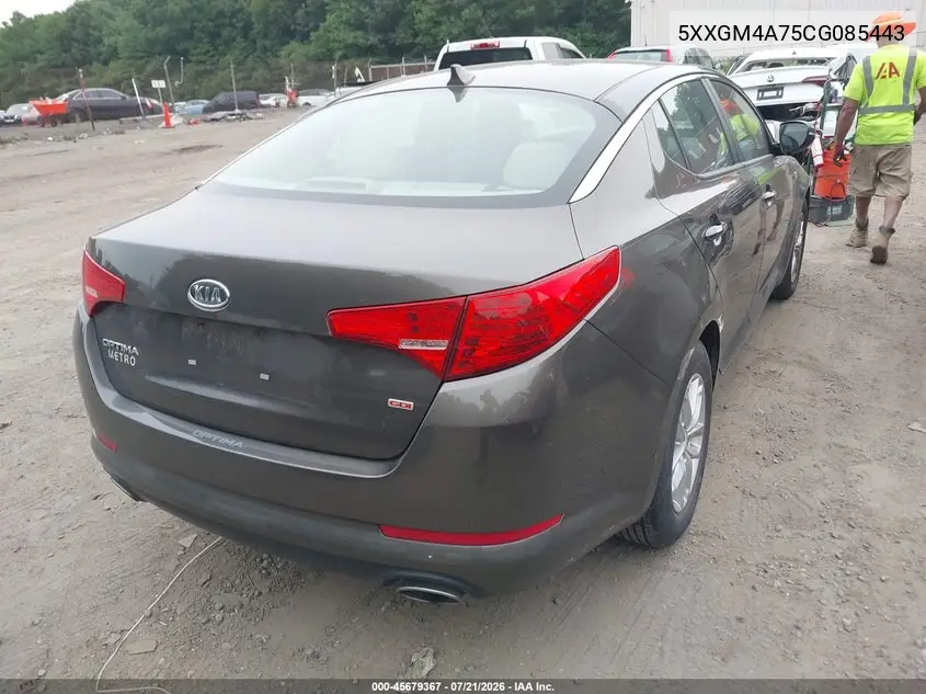 2012 Kia Optima Lx VIN: 5XXGM4A75CG085443 Lot: 45679367