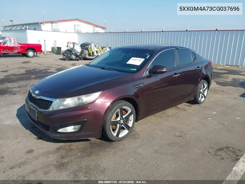 2012 Kia Optima Lx VIN: 5XXGM4A73CG037696 Lot: 45687743