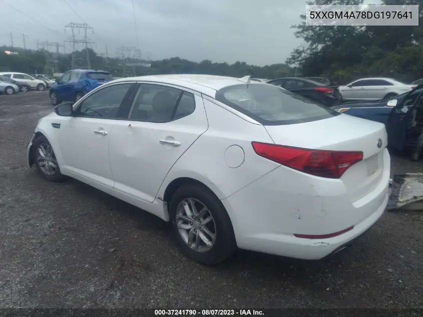 5XXGM4A78DG197641 2013 Kia Optima Lx
