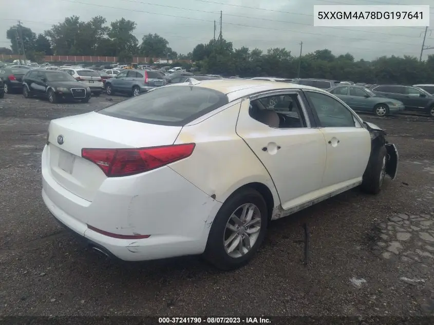 5XXGM4A78DG197641 2013 Kia Optima Lx