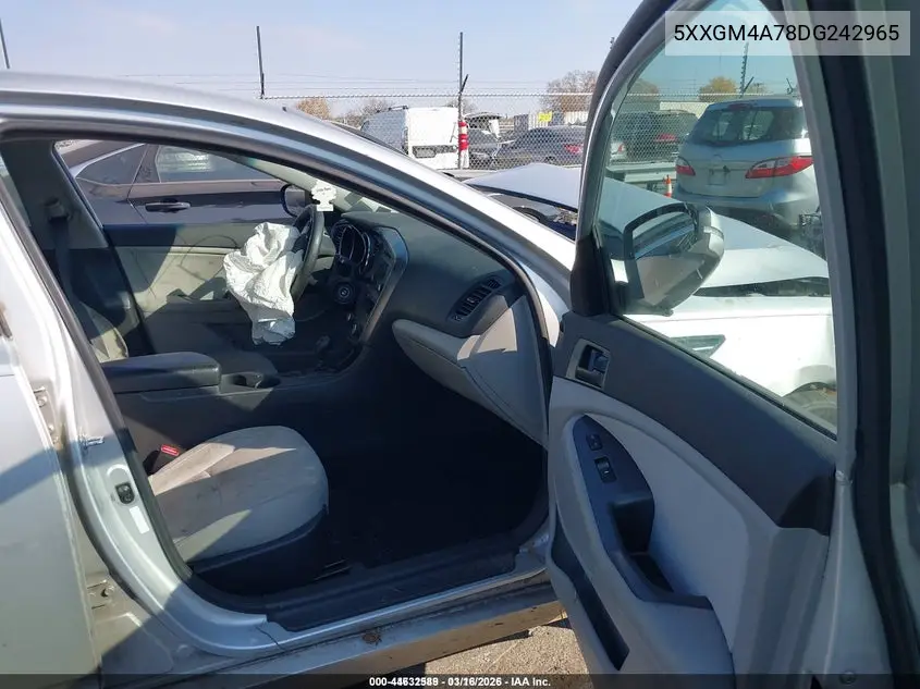 5XXGM4A78DG242965 2013 Kia Optima Lx
