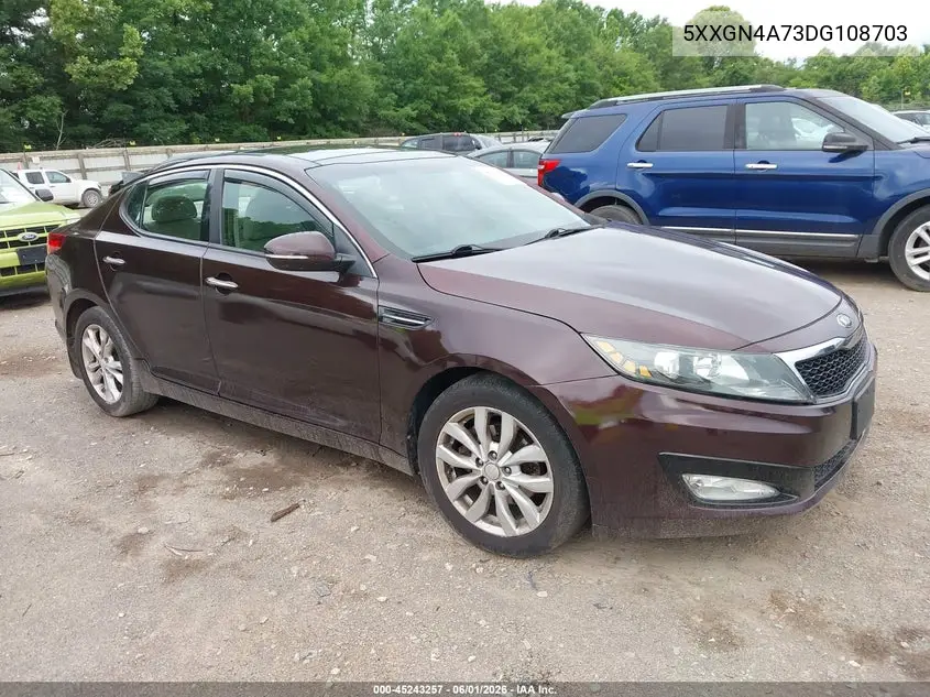 5XXGN4A73DG108703 2013 Kia Optima Ex