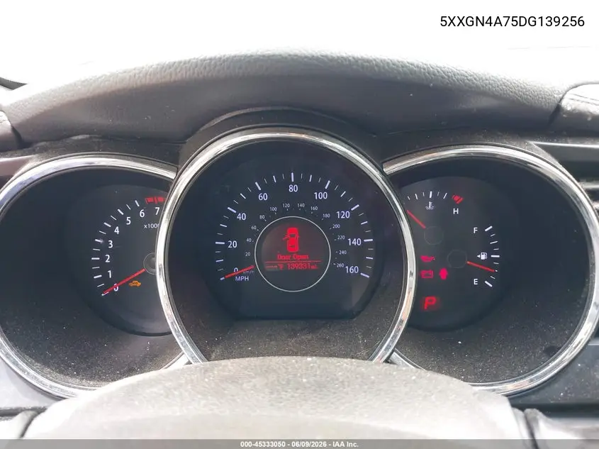 2013 Kia Optima Ex VIN: 5XXGN4A75DG139256 Lot: 45333050