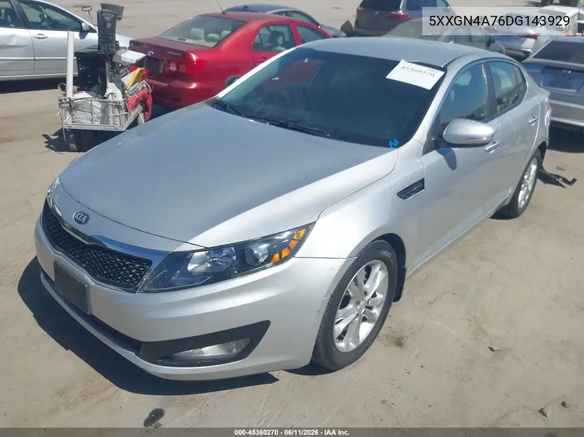 2013 Kia Optima Ex VIN: 5XXGN4A76DG143929 Lot: 45360270