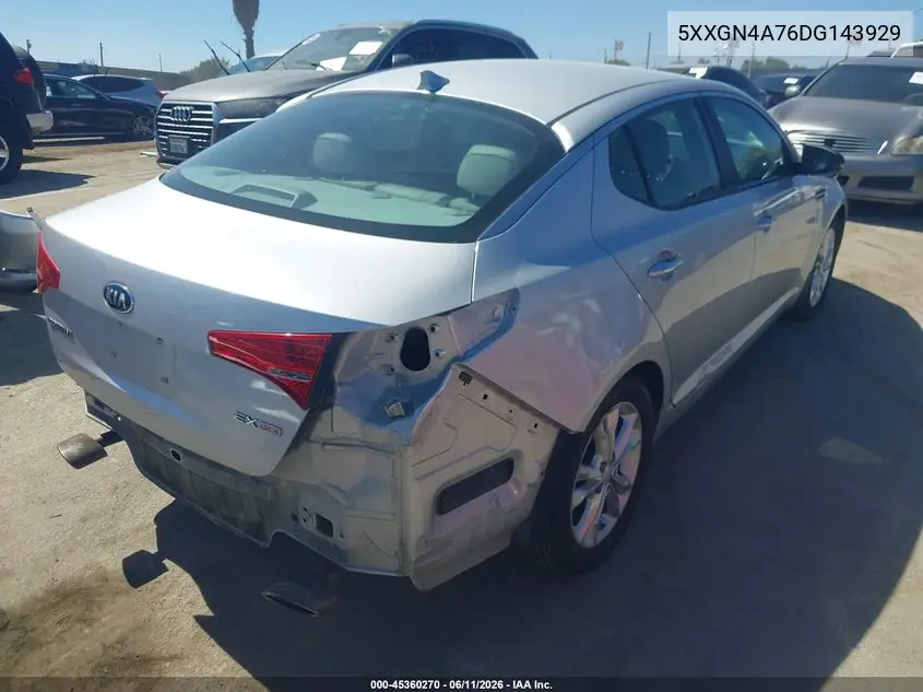 2013 Kia Optima Ex VIN: 5XXGN4A76DG143929 Lot: 45360270