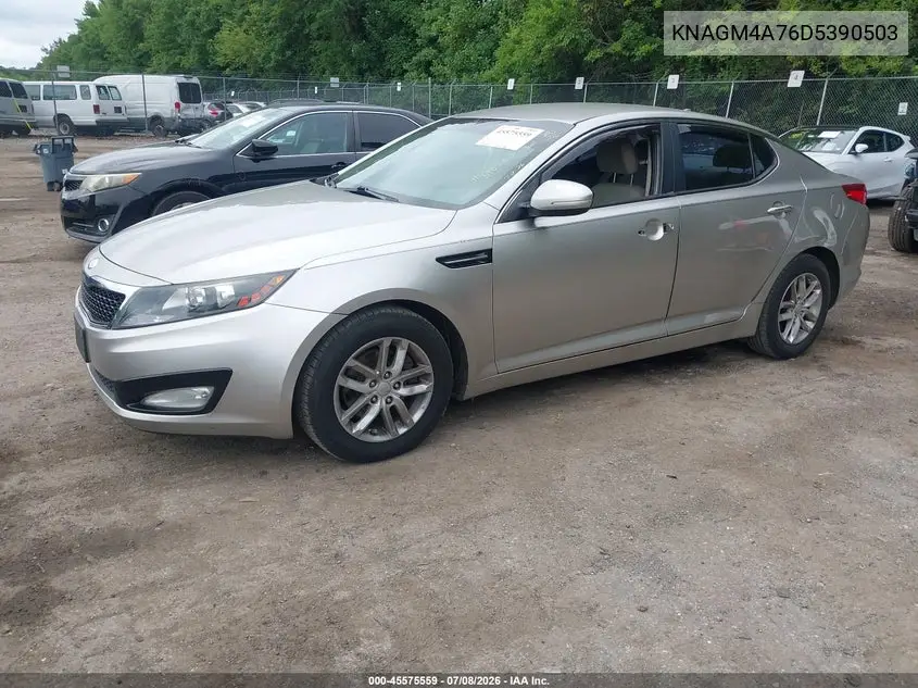 2013 Kia Optima Lx VIN: KNAGM4A76D5390503 Lot: 45575559