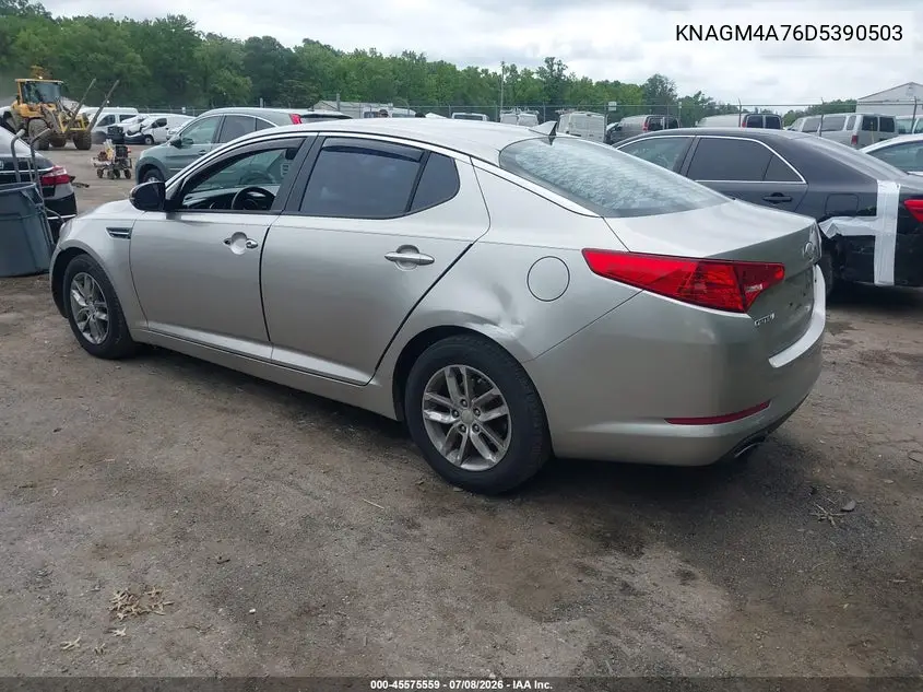 2013 Kia Optima Lx VIN: KNAGM4A76D5390503 Lot: 45575559