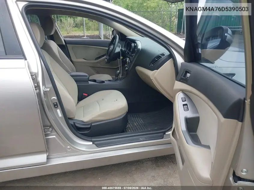 2013 Kia Optima Lx VIN: KNAGM4A76D5390503 Lot: 45575559
