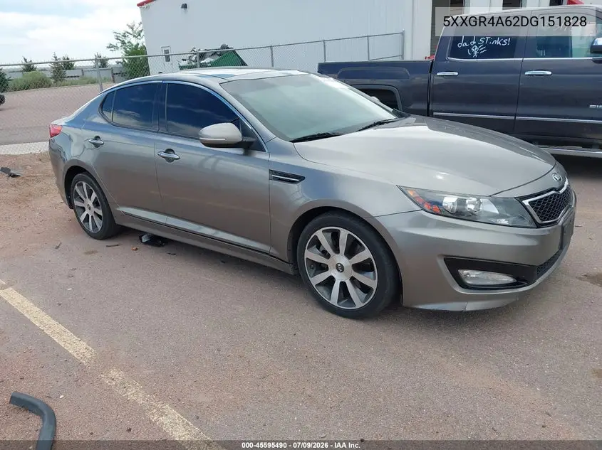 2013 Kia Optima Sx VIN: 5XXGR4A62DG151828 Lot: 45595490