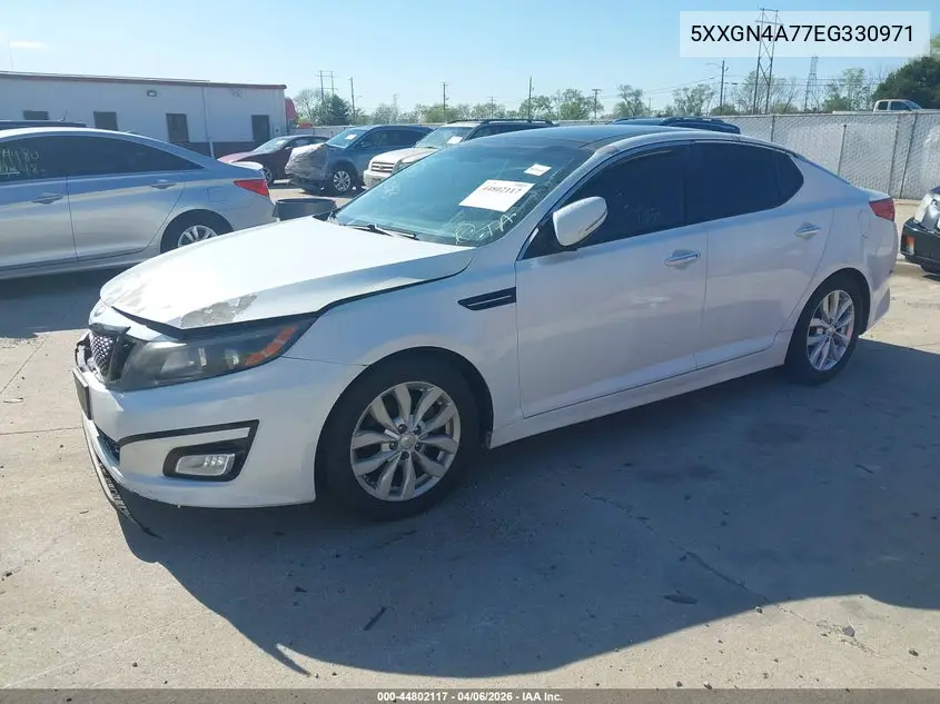 5XXGN4A77EG330971 2014 Kia Optima Ex